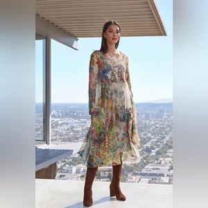 JOHNNY WAS ALYESHKA MESH DRESS